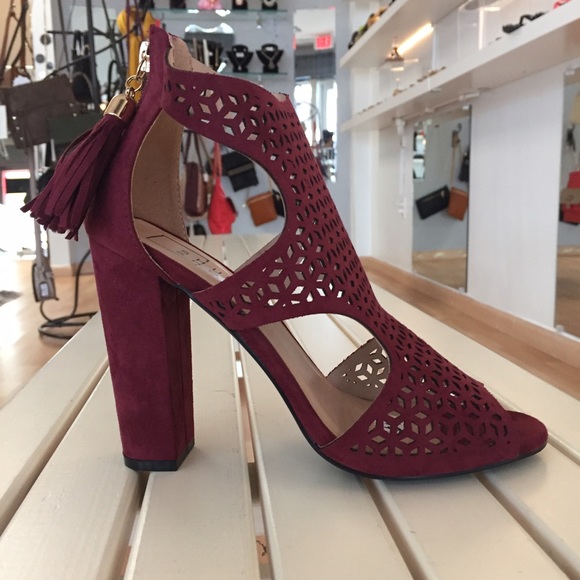 ShuShop Bordeaux Wine Heels - Picture 3 of 3