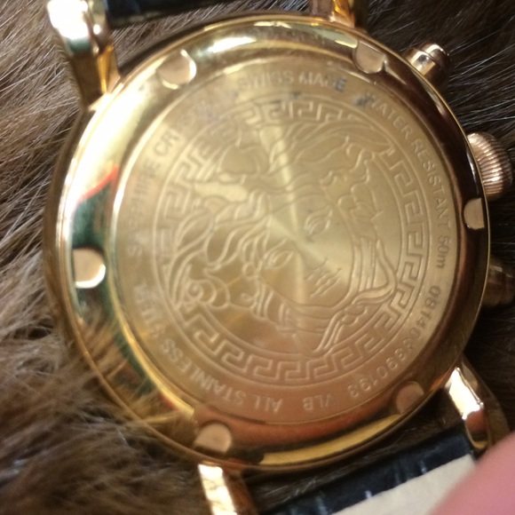 🛑SOLD🛑🎀Versace  tachymeter w/abalone face watch - Picture 2 of 4