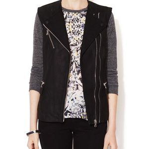 Sleeveless Leather Motorcycle Vest