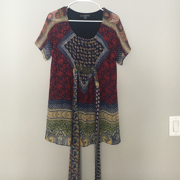 Forever21 multi print dress