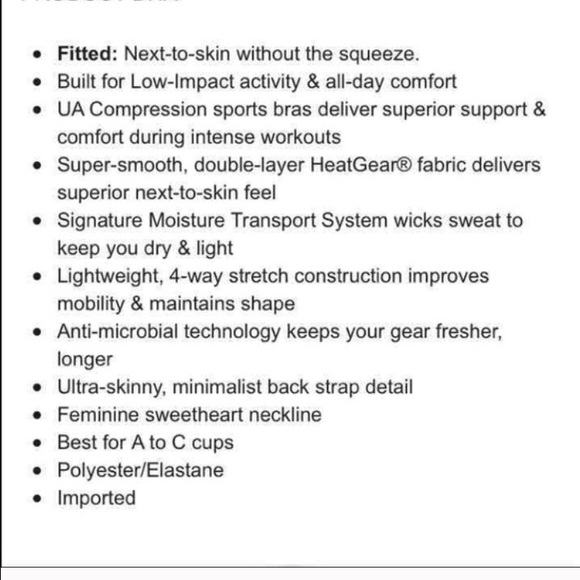 ✨NO OFFERS✨Under Armour Sports Bra! - Picture 4 of 4