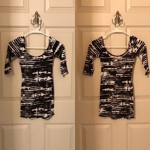 Mini black dress