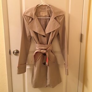 MICHAEL Michael Kors Hooded Trench Coat