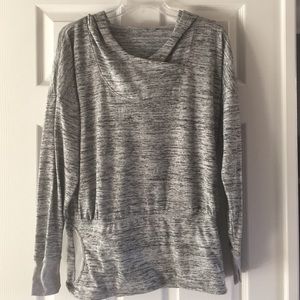 Athleta Hooded Batwing and Robin Top