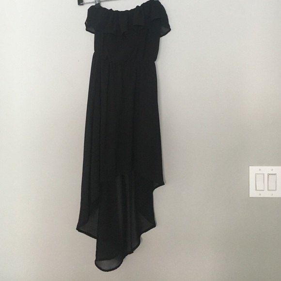 Forever21 back strapless high low dress