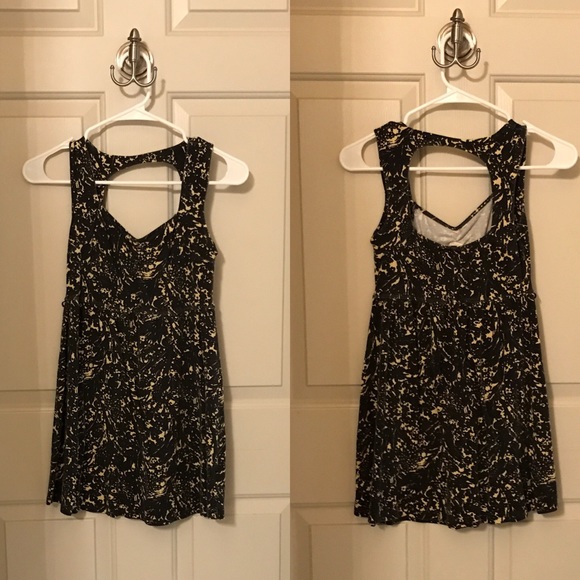 Black mini dress