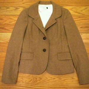 J.Crew Bella camel blazer size 8