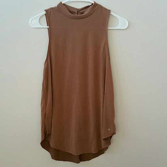 AE Soft & Sexy Sueded High Neck Top