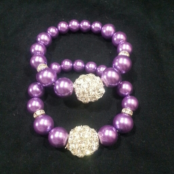 Purple Pearl Bracelet - Picture 4 of 5