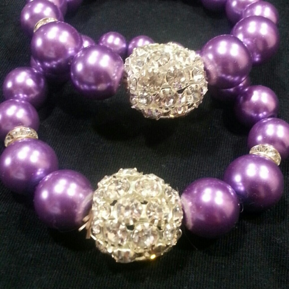 Purple Pearl Bracelet - Picture 5 of 5