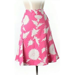 Isaac Mizrahi For Target Pink Floral Skirt
