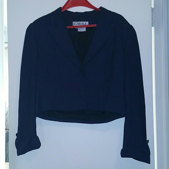 Navy Blue Suit with jacket, skirt and slacks
