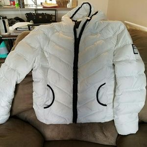 White VSX Sport puffer coat