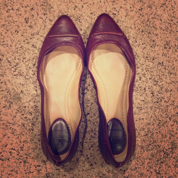 Frye leather ballet flats