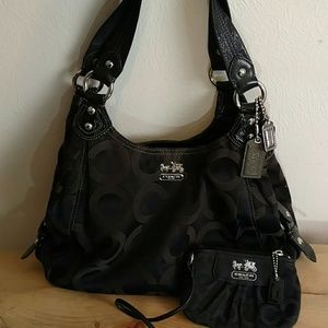 Coach 14305 Op Art Sateen Madison Maggie Set