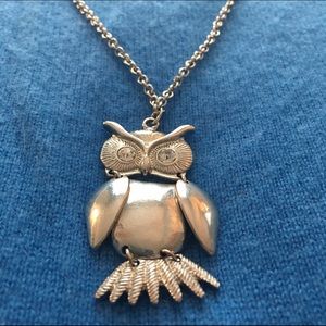 Owl Pendant Necklace 🍃
