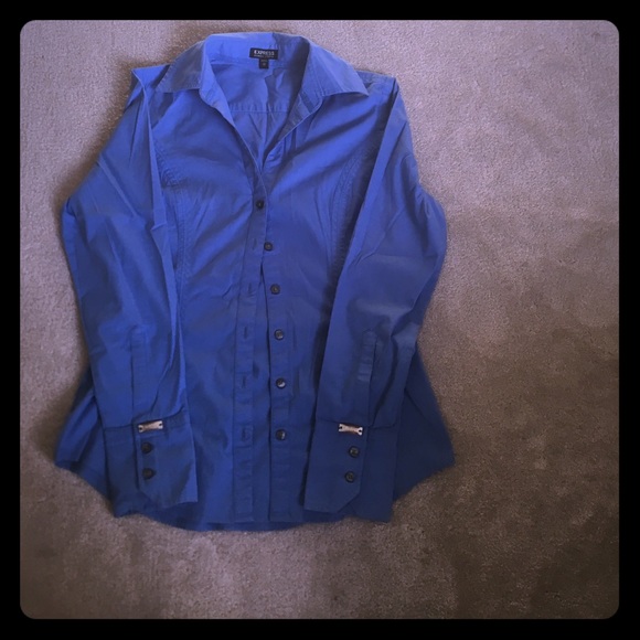 XS Express Blue Stretch Shirt