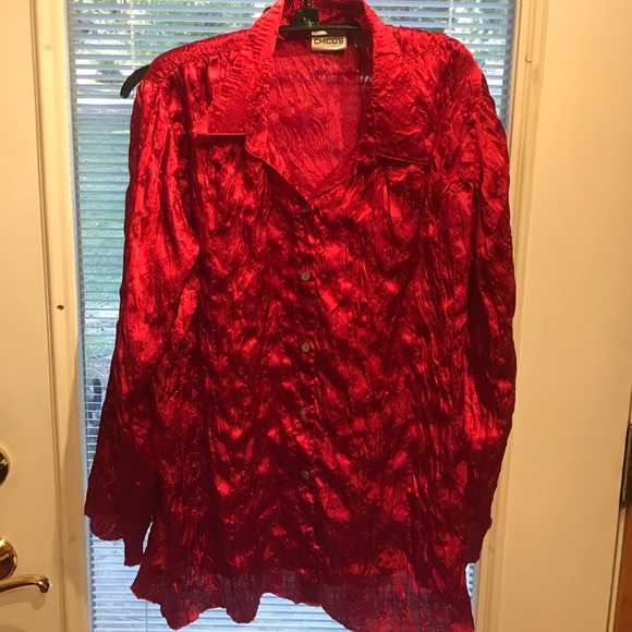 Chico's. size 3 dress shirt