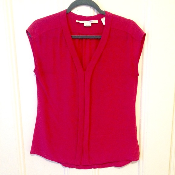 Max Studio Pink Silk Blouse, S 🌷
