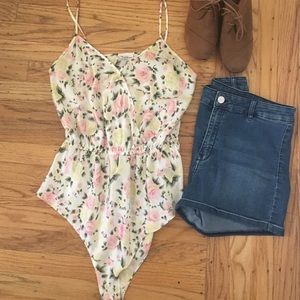 Floral Leotard
