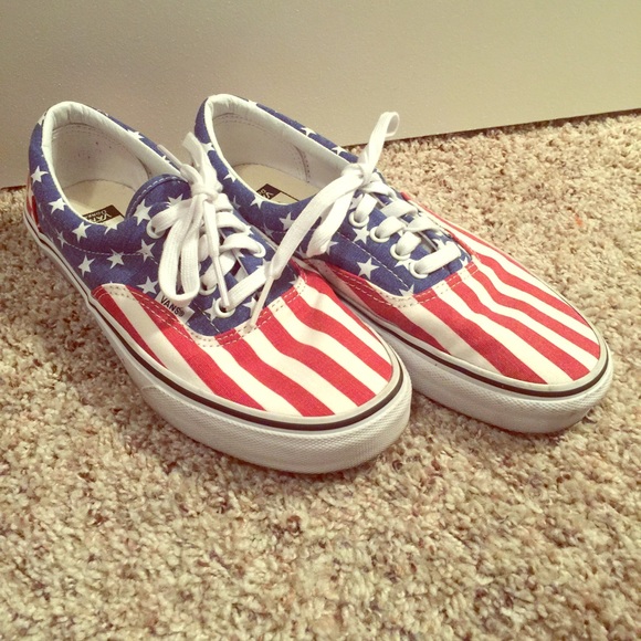 American Flag Vans
