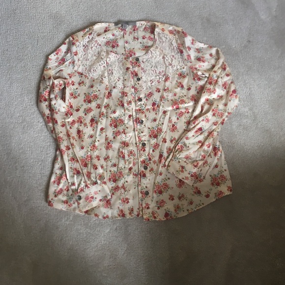 Guess XS Flowery Shirt