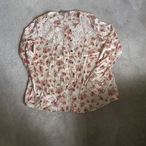 Guess XS Flowery Shirt