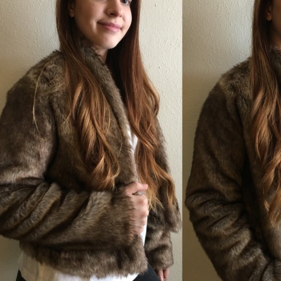 Faux Fur Hollister Jacket