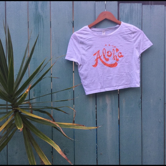 Aloha crop top