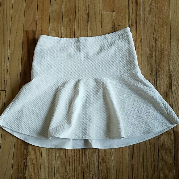 White Drop Waist Skirt