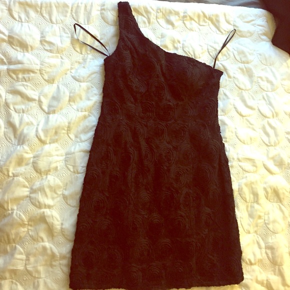 One shoulder cocktail dress