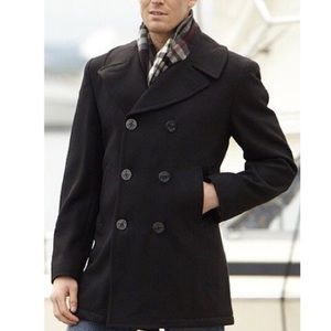 surplus pea coat navy