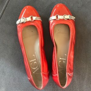 Italian ballet slip on with genuine leather