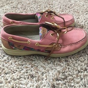 Pink Sperry Top-siders