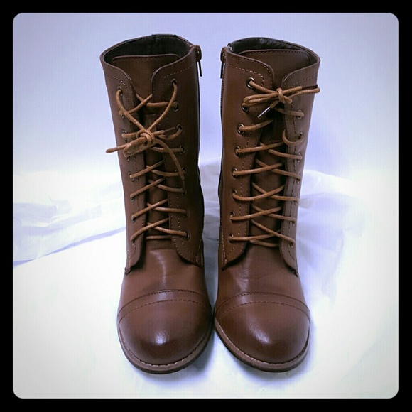 Forever 21 laceup combat boot