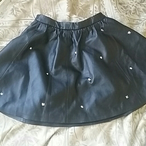 Leather skirt