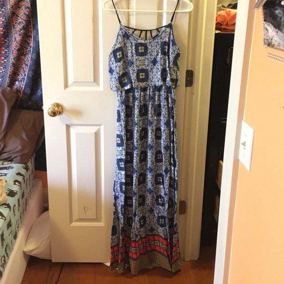 Patterned Maxi Dress