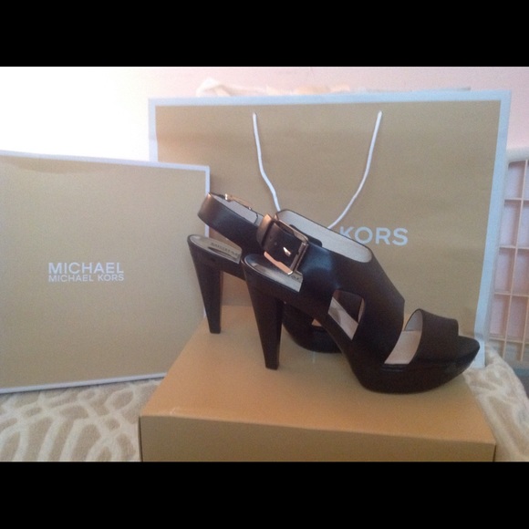 Michael Kors Carla Platform heels.
