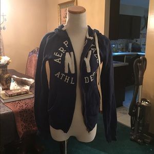 Navy blue Aeropostale hoodie like new