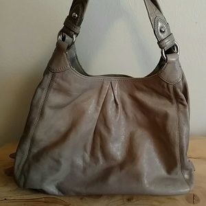 Coach Grey Leather Maggie