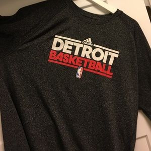 Adidas climalite Detroit basketball long sleeve