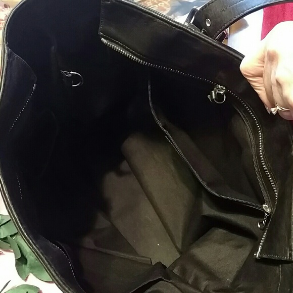 Coach Large black leather tote - Picture 4 of 4