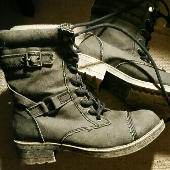Distressed Combat boots