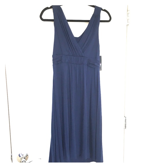 NWT Ella Moss Navy Blue Jersey Dress