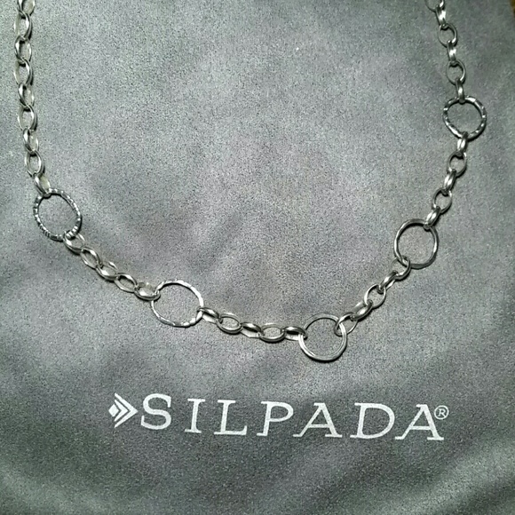 Silpada Linked Charm necklace, Retired Sample - Picture 1 of 3