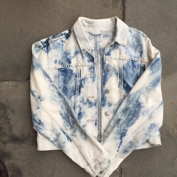 Gap acid wash jacket 100% cotton