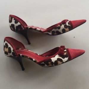 Coach animal print shoes