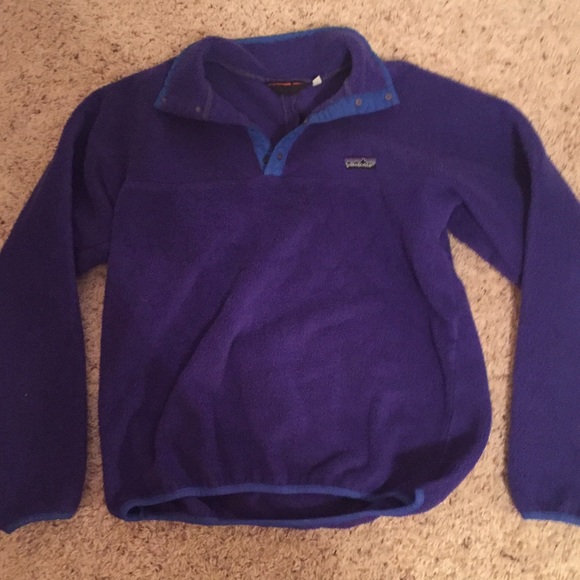 Women's Purple Patagonia Pullover- Size Large