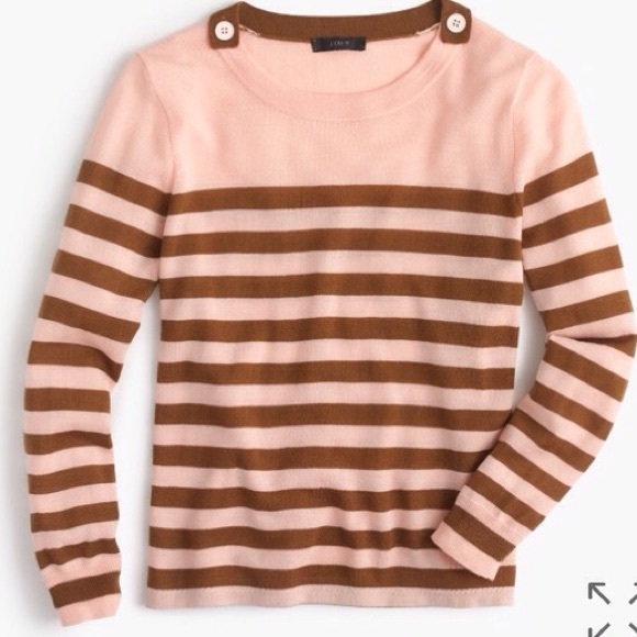 J. Crew Sweaters - 🎉HP🎉NWT J.Crew Striped Sweater w/ buttons