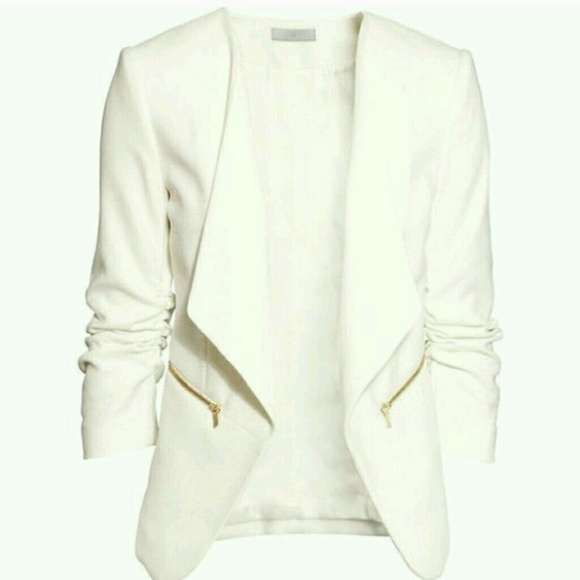 Fall White Super Chic Blazer